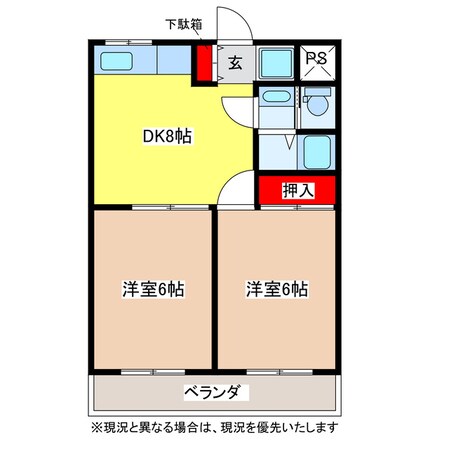 タートルハウスの物件間取画像